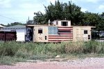 Katy local has Bicentennial caboose MKT #76